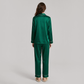 19 Momme Mulberry Silk Pajama Set for Women - Long Sleeve Pants Set - Nomee