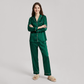 19 Momme Mulberry Silk Pajama Set for Women - Long Sleeve Pants Set - Nomee