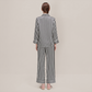 100% Mulberry Silk Striped Long Sleeve Pajama Set - Nomee