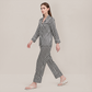 100% Mulberry Silk Striped Long Sleeve Pajama Set - Nomee