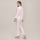 100% Mulberry Silk Striped Long Sleeve Pajama Set - Nomee