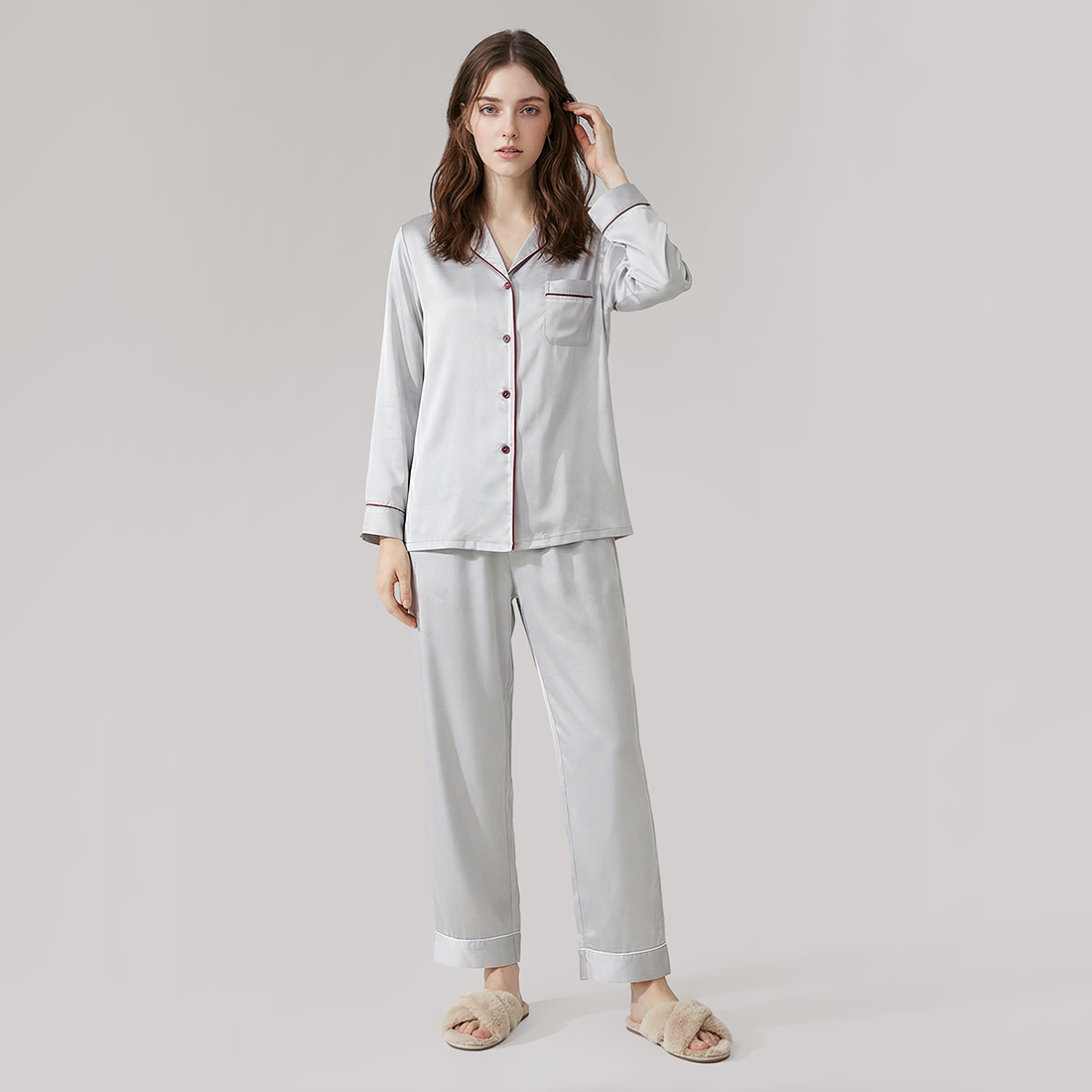 Nomee Shanmu 19mm Mulberry Silk Pajama Set