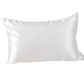 Wholesale zipper solid pillowcase double sided faux silk pillow cover-Nomee