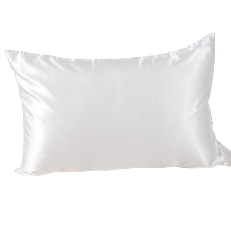 Wholesale zipper solid pillowcase double sided faux silk pillow cover-Nomee