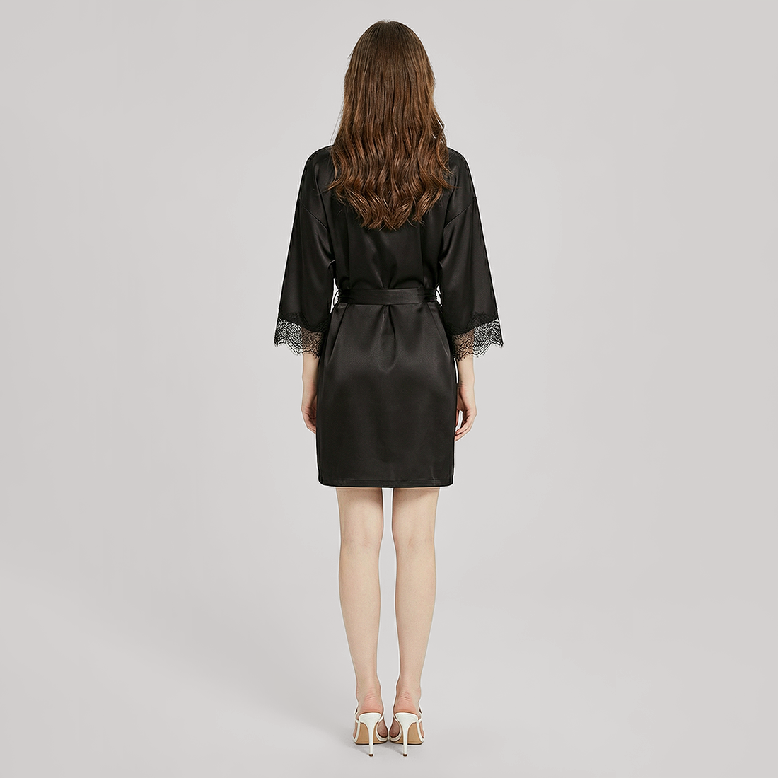 100% Mulberry Silk Robe for Women - High-End Bathrobe - Nomee