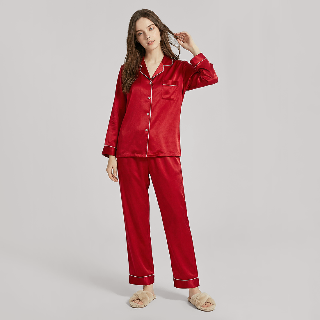 Nomee Shanmu 19mm Mulberry Silk Pajama Set