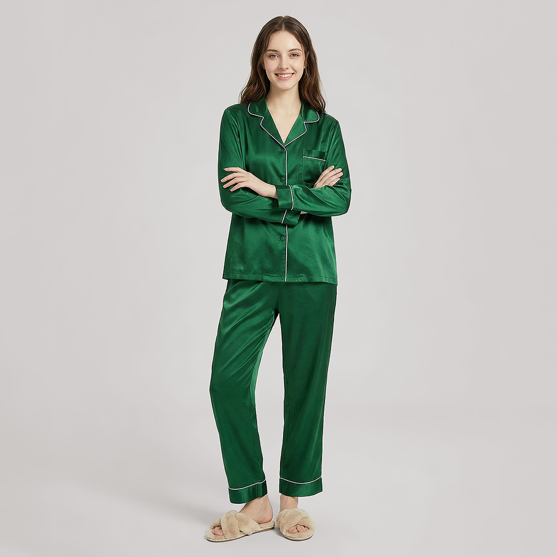 Nomee Shanmu 19mm Mulberry Silk Pajama Set