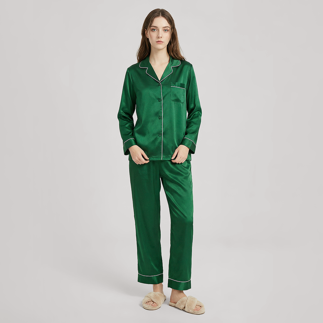 Nomee Shanmu 19mm Mulberry Silk Pajama Set