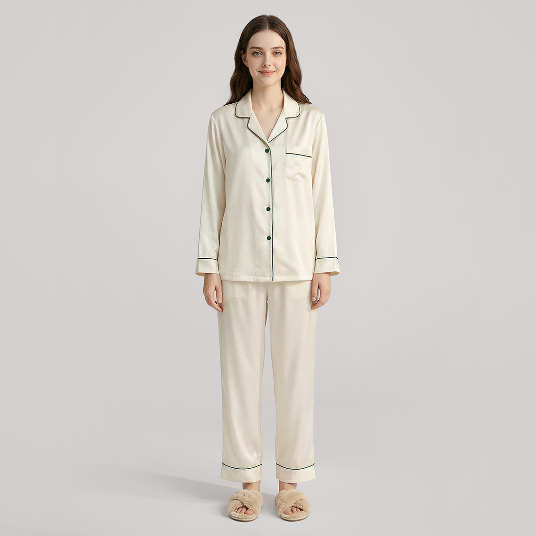 Nomee Shanmu 19mm Mulberry Silk Pajama Set