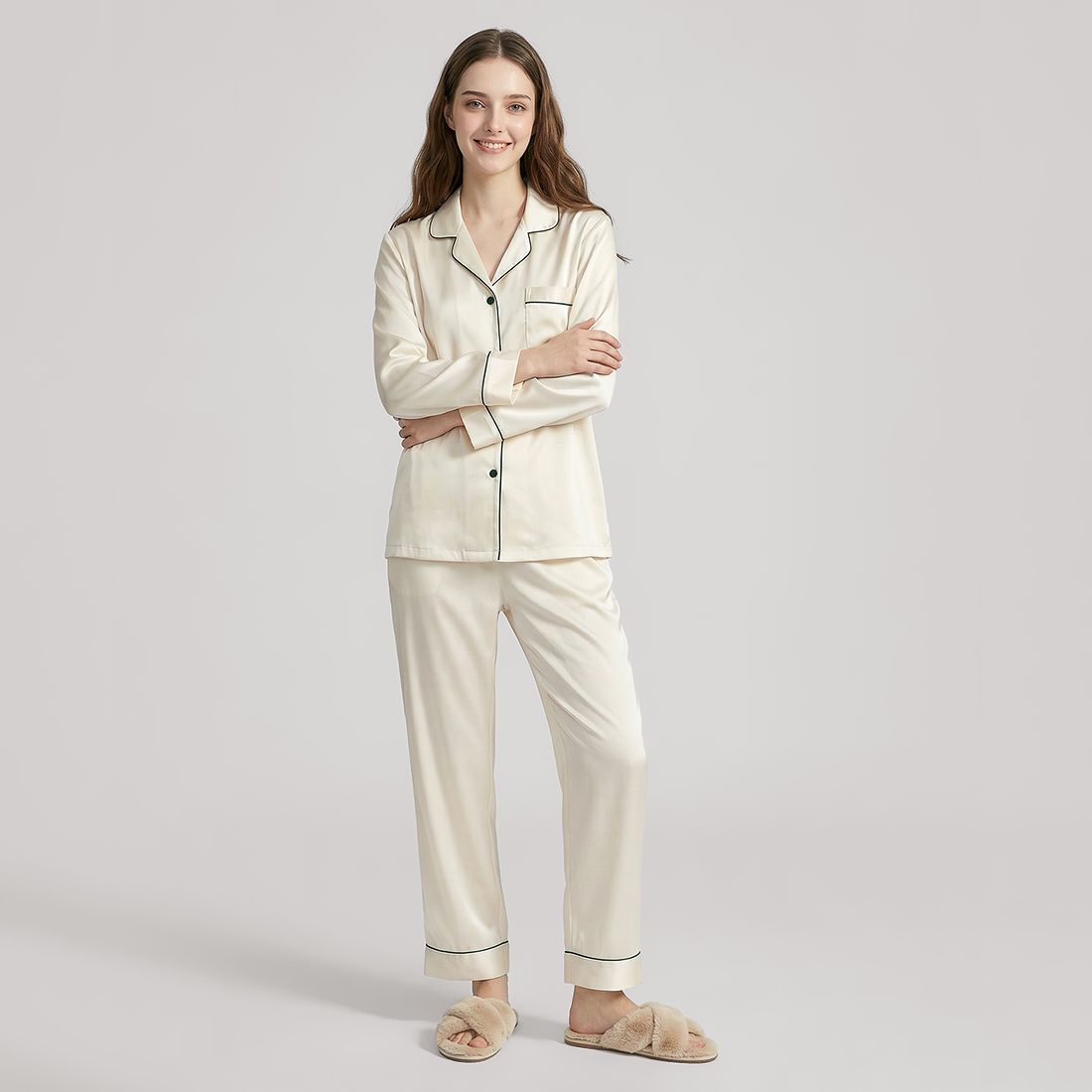 Nomee Shanmu 19mm Mulberry Silk Pajama Set