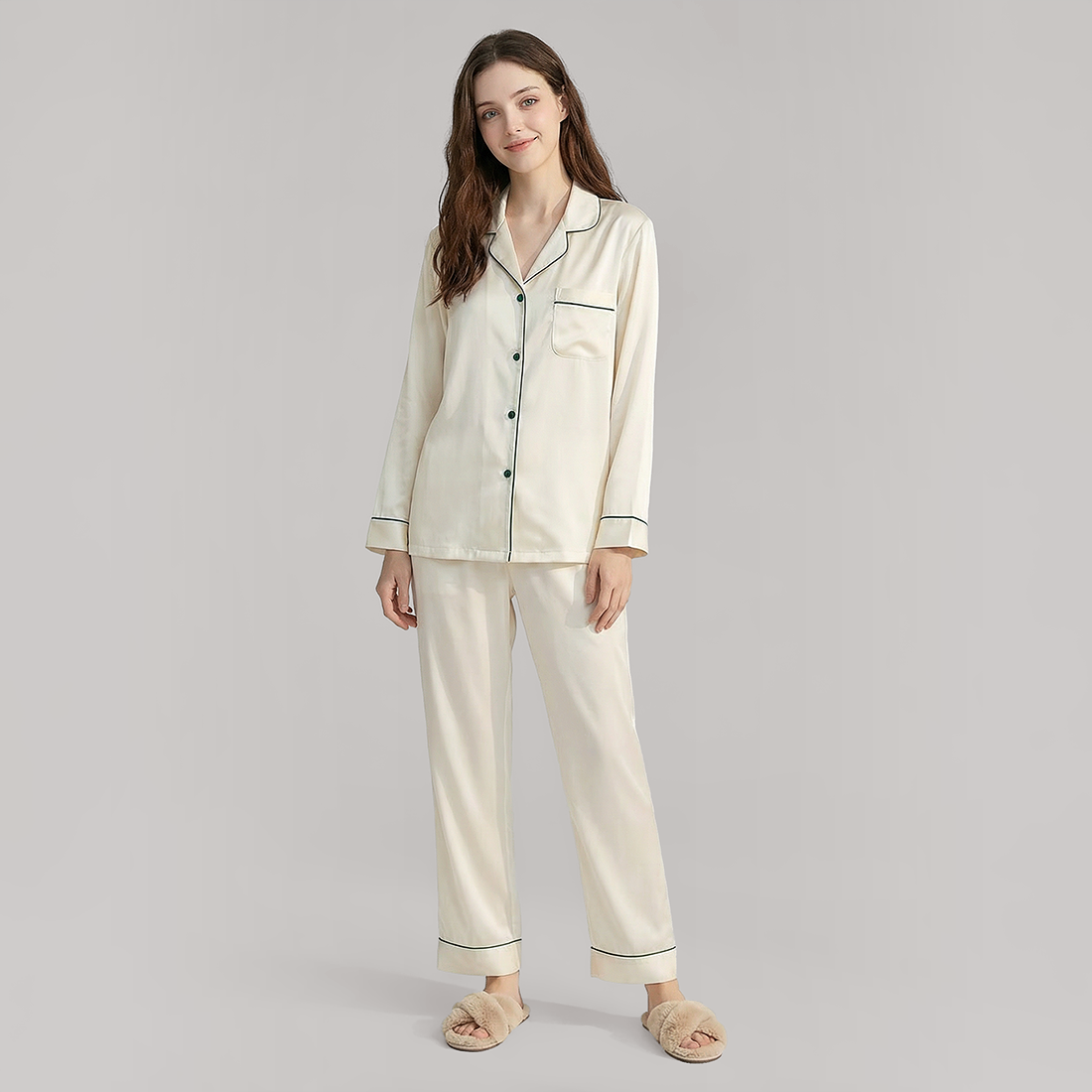 Nomee Shanmu 19mm Mulberry Silk Pajama Set