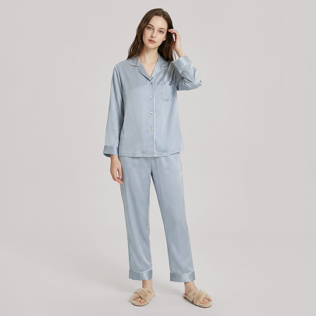 Nomee Shanmu 19mm Mulberry Silk Pajama Set