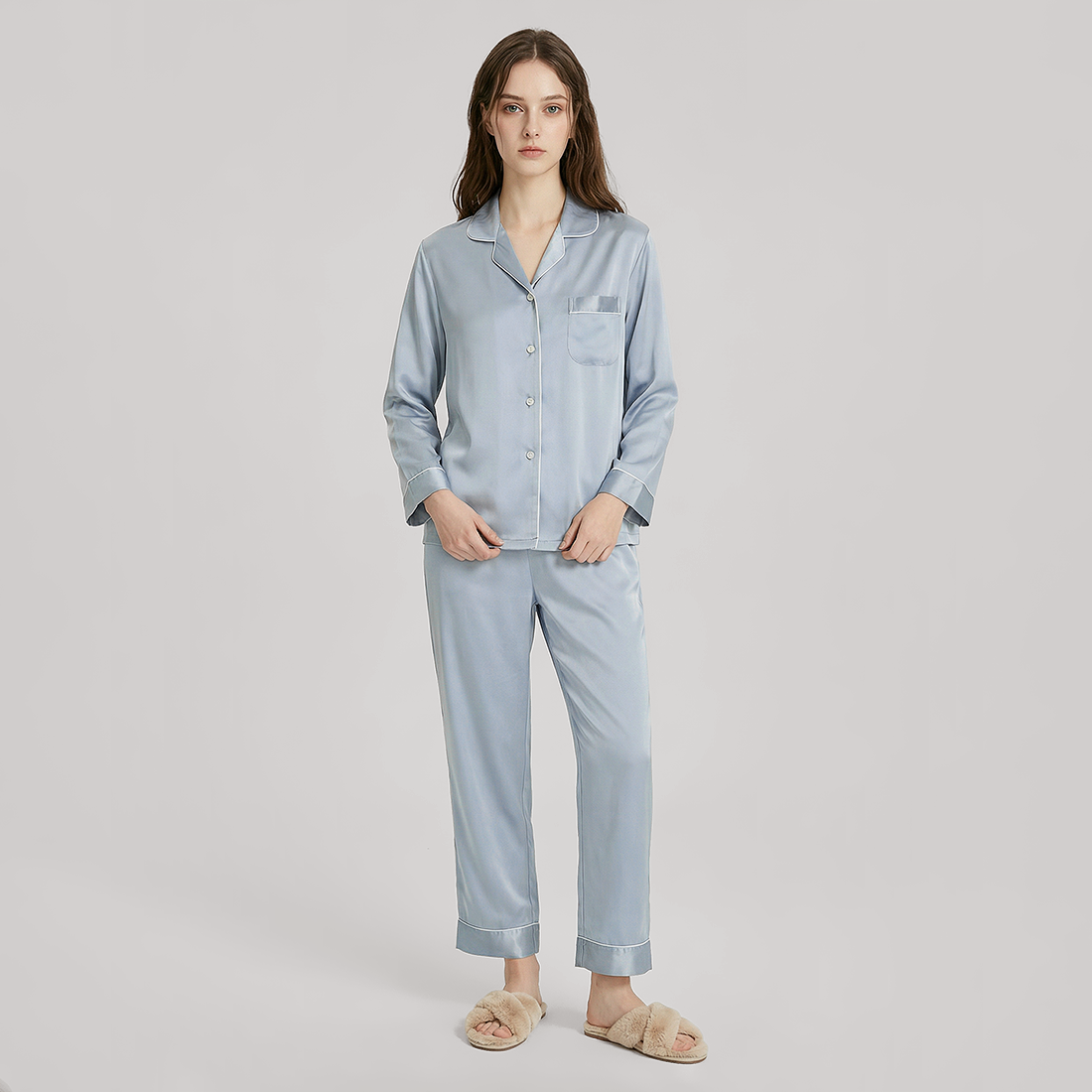 Nomee Shanmu 19mm Mulberry Silk Pajama Set