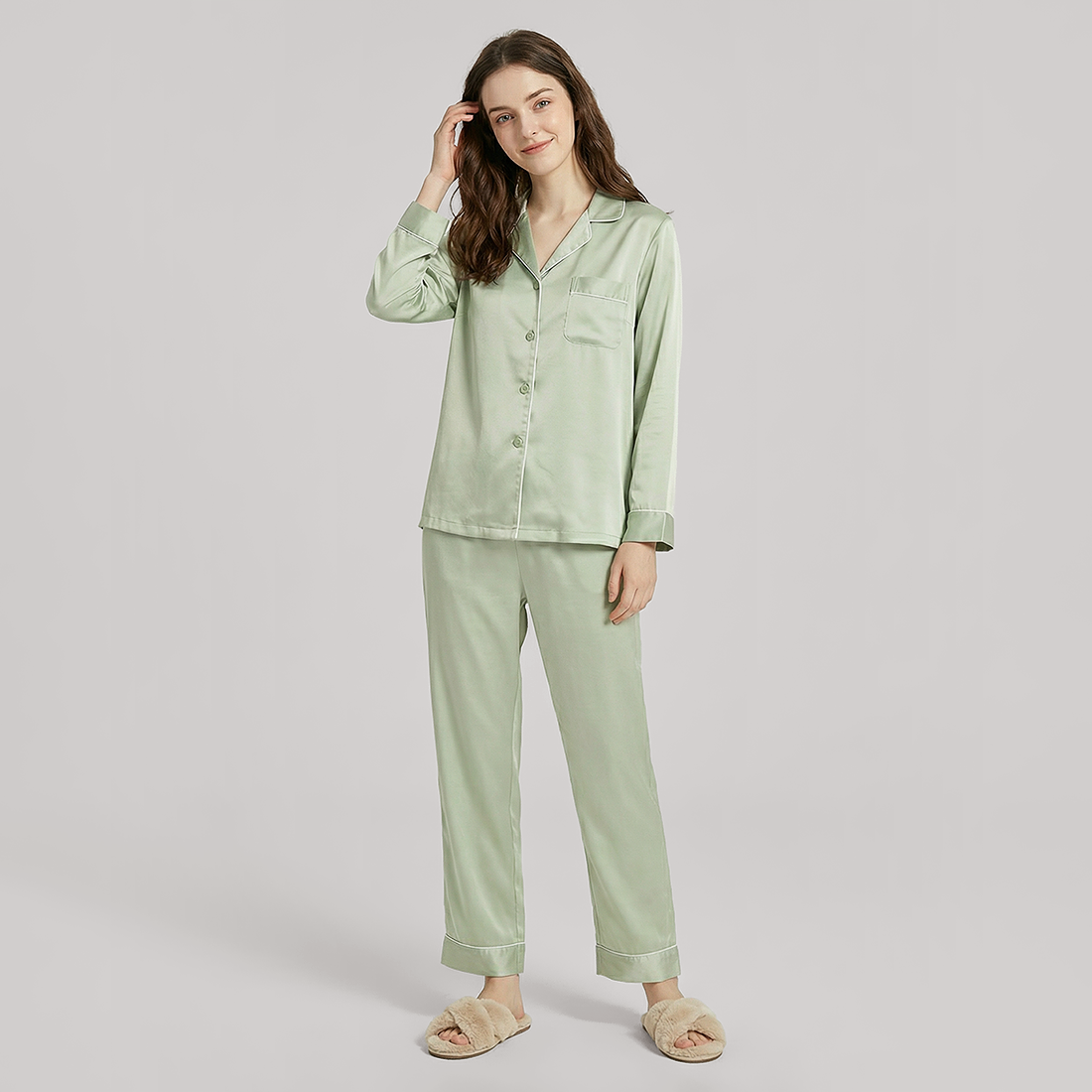 Nomee Shanmu 19mm Mulberry Silk Pajama Set