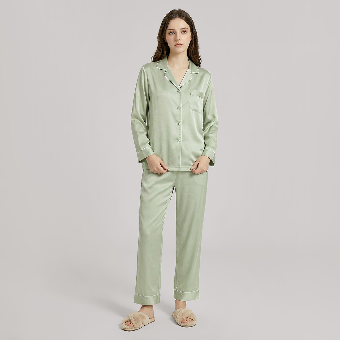 Nomee Shanmu 19mm Mulberry Silk Pajama Set