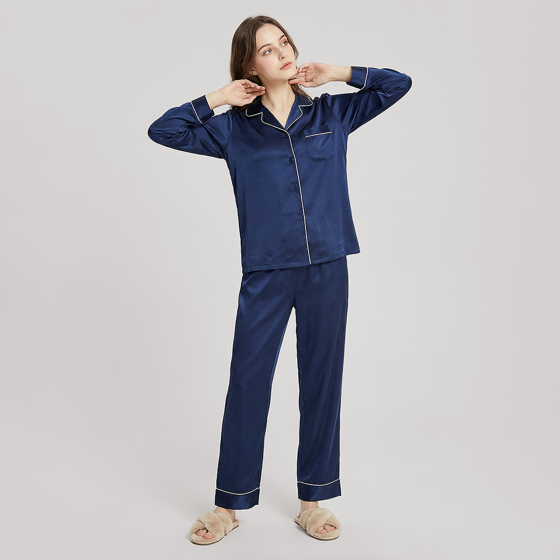 Nomee Shanmu 19mm Mulberry Silk Pajama Set