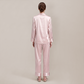 100% Mulberry Silk V-Neck Long Sleeve Pajama Set 25mm - Nomee