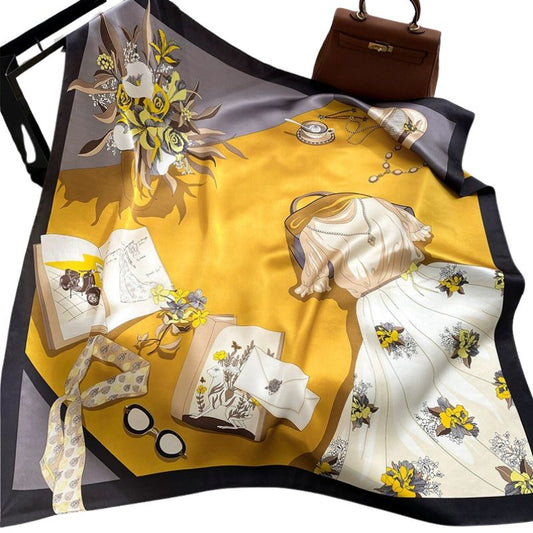 Wholesale mulberry silk square scarf