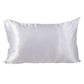 Wholesale zipper solid pillowcase double sided faux silk pillow cover-Nomee