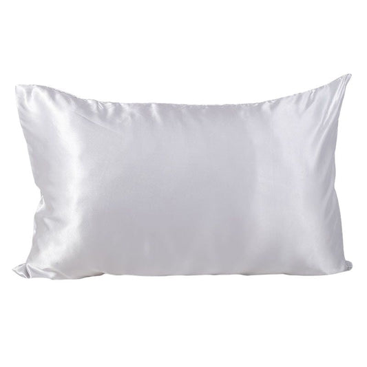 Wholesale zipper solid pillowcase double sided faux silk pillow cover-Nomee