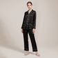 100% Mulberry Silk V-Neck Long Sleeve Pajama Set 25mm - Nomee