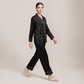 100% Mulberry Silk V-Neck Long Sleeve Pajama Set 25mm - Nomee