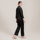 100% Mulberry Silk V-Neck Long Sleeve Pajama Set 25mm - Nomee
