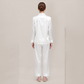 100% Mulberry Silk V-Neck Long Sleeve Pajama Set 25mm - Nomee