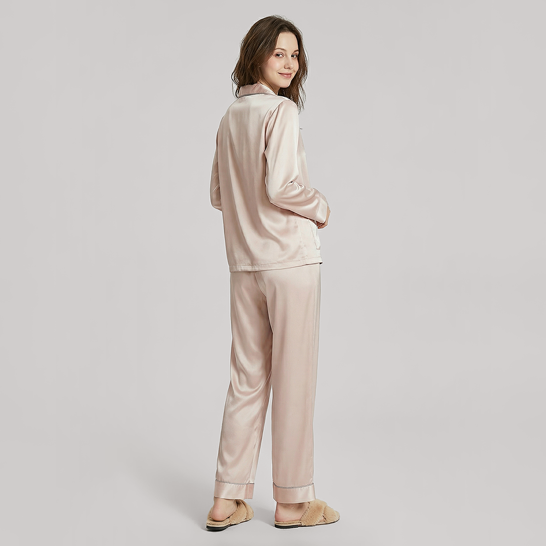 22 Momme Heavyweight Silk Pajama Set - Soft Breathable Sleepwear - Nomee