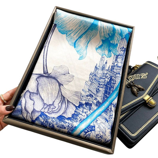 Wholesale mulberry silk square scarf