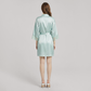 16 Momme Silk Slip Dress & Robe Set - 2 Piece Loungewear Set - Nomee