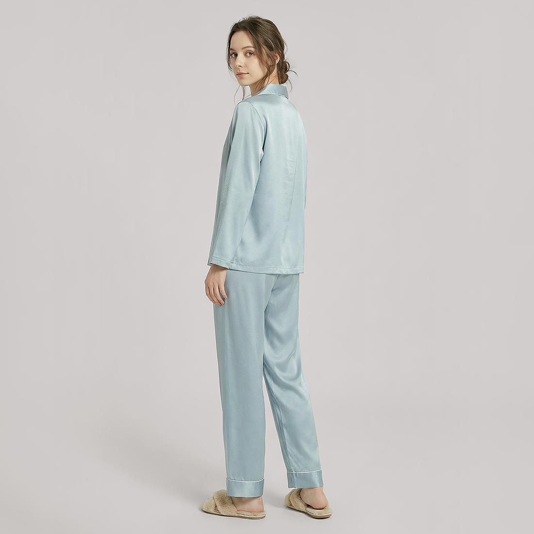 22 Momme Heavyweight Silk Pajama Set - Soft Breathable Sleepwear - Nomee