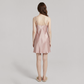 19 Momme Silk Cowl Neck Slip Dress - Sexy Nightgown - Nomee