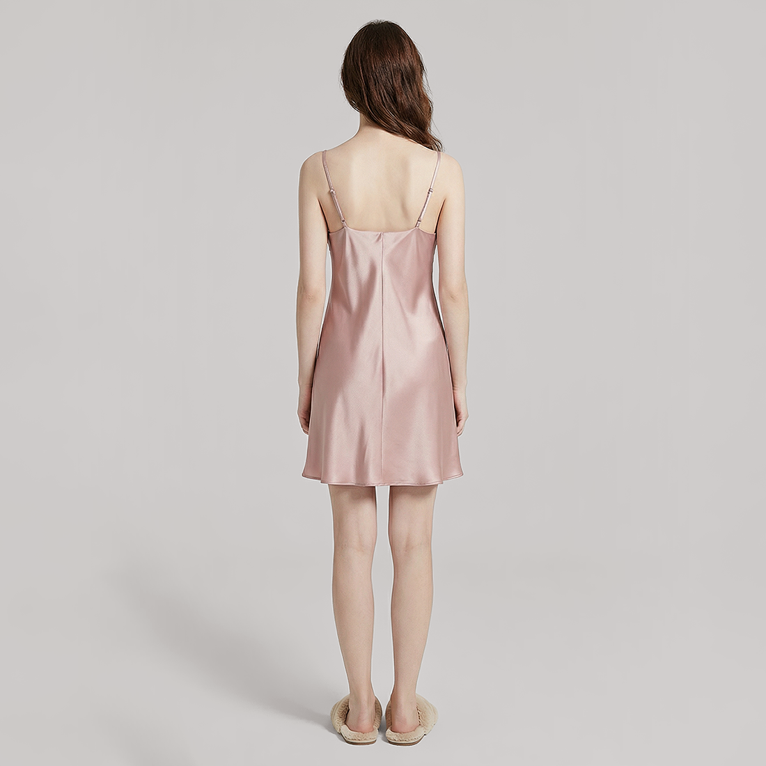 19 Momme Silk Cowl Neck Slip Dress - Sexy Nightgown - Nomee