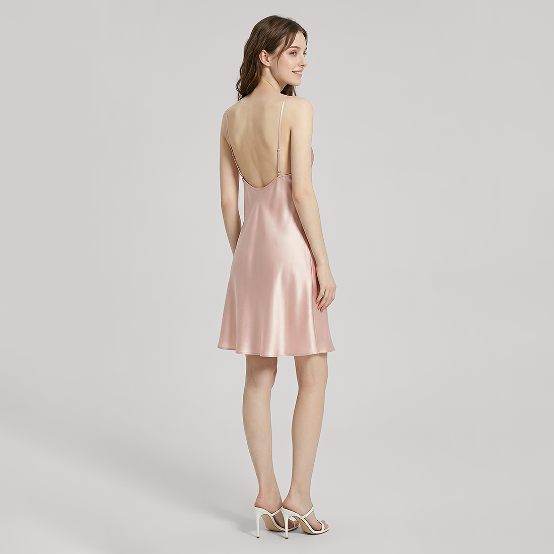 16 Momme Silk Slip Dress & Robe Set - 2 Piece Loungewear Set - Nomee