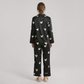 19 Momme Couple‘s Silk Pajama Set - Cute Dog Print Loungewear - Nomee