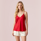 Macaron 12 color backless silk camisole top-Nomee