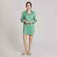 19 Momme Silk Shirt Dress - Long Sleeve Stripe Nightgown for Women - Nomee