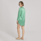 19 Momme Silk Shirt Dress - Long Sleeve Stripe Nightgown for Women - Nomee