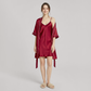 16 Momme Silk Slip Dress & Robe Set - 2 Piece Sleepwear - Nomee