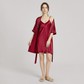 16 Momme Silk Slip Dress & Robe Set - 2 Piece Sleepwear - Nomee