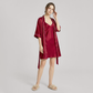 16 Momme Silk Slip Dress & Robe Set - 2 Piece Sleepwear - Nomee