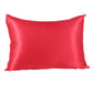 Wholesale zipper solid pillowcase double sided faux silk pillow cover-Nomee